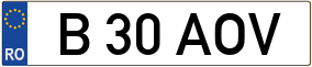 Truck License Plate